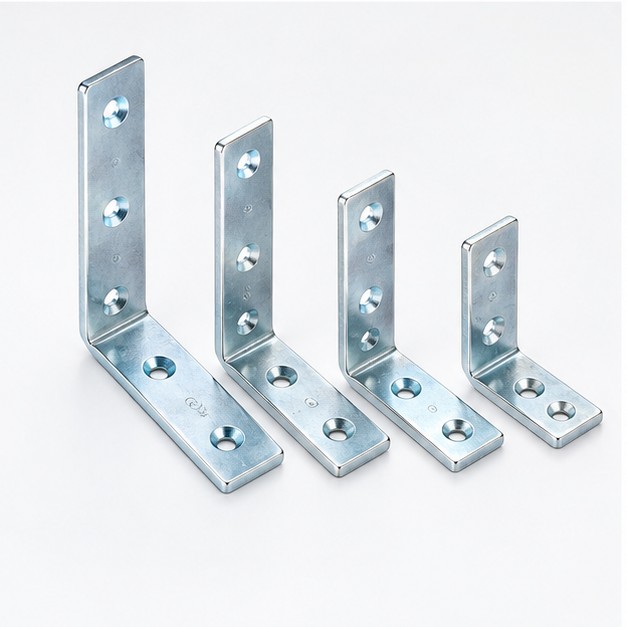 L-Type Furniture Angle Bracket with Countersunk Holes