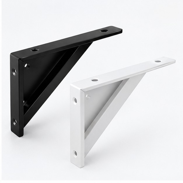 Heavy-Duty Steel Shelf Bracket – 30–60 kg per Pair