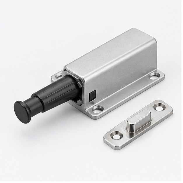 Adjustable Push-to-Open Cabinet Latch – 30–50 N